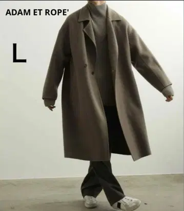ADAM ET ROPE' 캐시미어 블렌드 리버 코트
