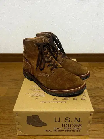 리얼 맥코이 N-1 신발 9.5D (27.5cm) [상자, 택 포함]