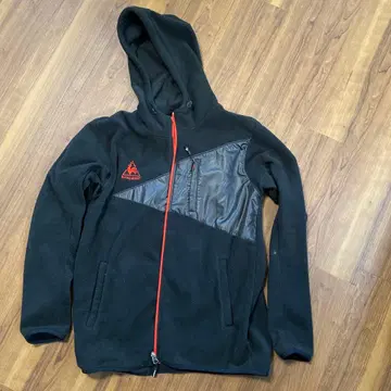 le coq sportif 플리스 자켓 블랙