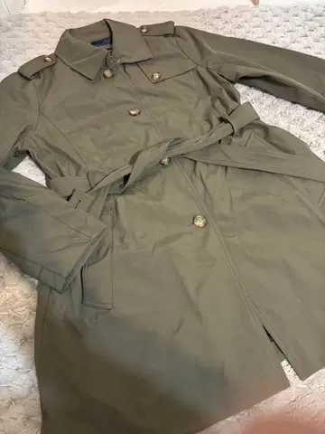 [컨디션 최상] 타미힐피거 트렌치코트 XL 카키 벨트 포함