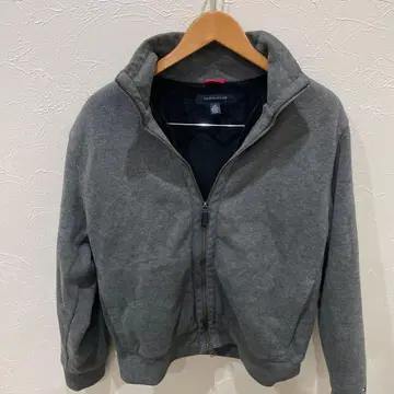 TOMMY HILFIGER 그레이 플리스 자켓