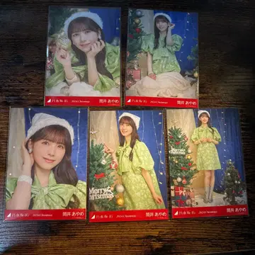 노기자카46 브로마이드 츠츠이 아야메 2024Christmas 5종