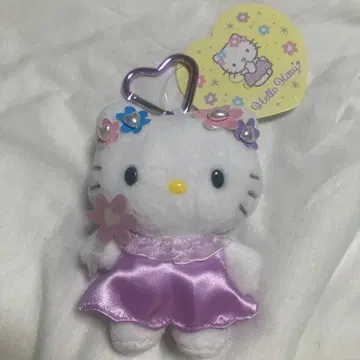 헬로키티 키디랜드 마스코트 키링 페어리 플라워