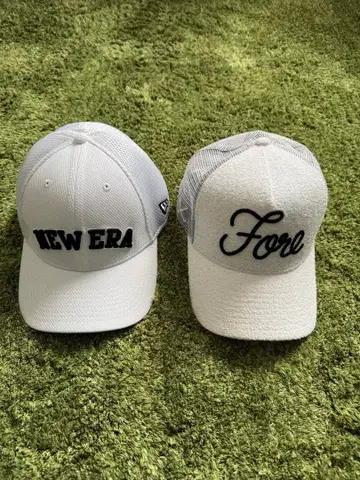 NEW ERA Fore 메쉬 캡 화이트 2개 세트 뉴에라