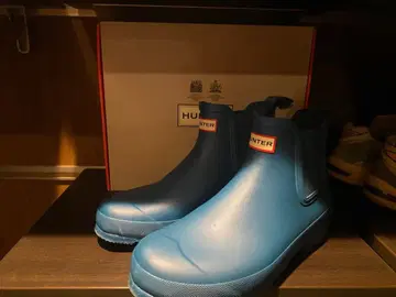 HUNTER 파랑 부츠