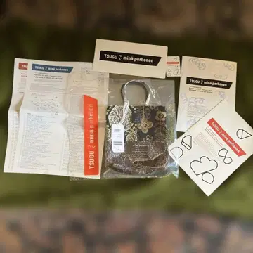 미나 페르호넨 미니 토트백 꽃무늬