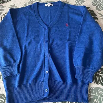 U.S. POLO ASSN. 파랑 보충 가디건 사이즈 F