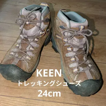 KEEN 트레킹 슈즈 24cm 브라운