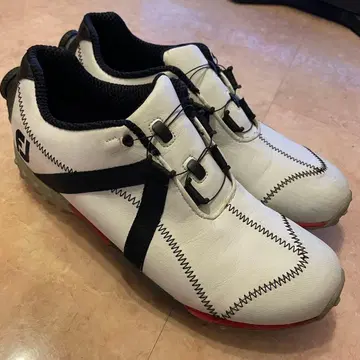 FJ 골프화 화이트 스파이크