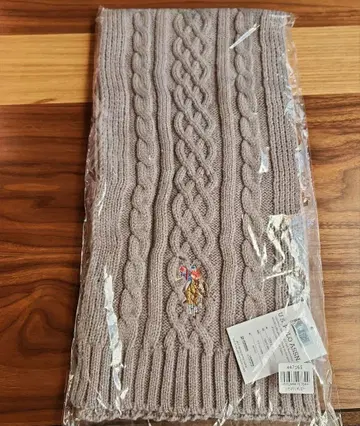 U.S. POLO ASSN. 라이트 그레이 머플러