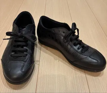 FERRAGAMO 블랙 캐주얼 슈즈