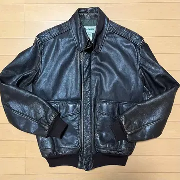 90s L.L.Bean A2 플라이트 자켓 USA제 다크 브라운