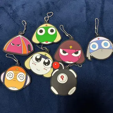 제일복권 개구리 중사 케로로 러버 참 전 7종 컴플리트