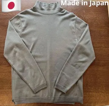 FUJITO 일본제 그레이 터틀넥 스웨터