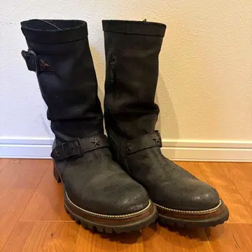 레어품 블랙 엔지니어 부츠 27cm