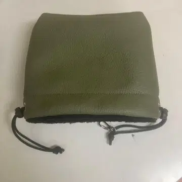 [ 한정 1개 ] 이탈리아제 슈링크 가죽을 사용한 아이언 커버 올리브