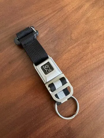 크롬 미니 버클 키체인