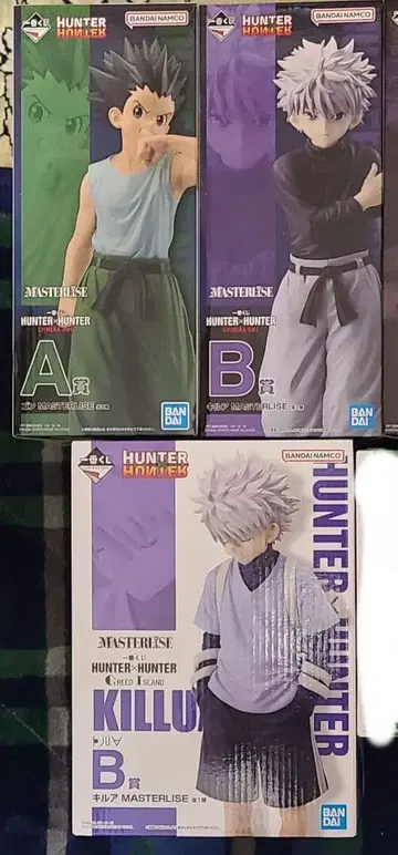 [ 미개봉 ] 제일복권 헌터헌터 A상 곤, B상 키루아 x 2