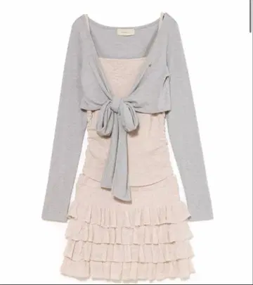 캔디스 프릴 세트업 앤드메리 핑크