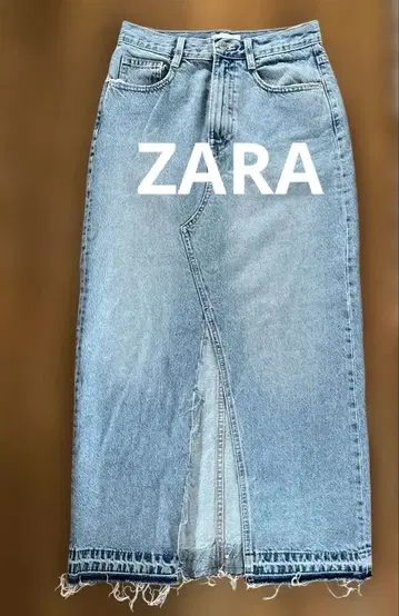 새상품급 ZARA 라이트 블루 데님 스커트