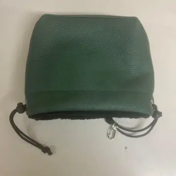 [ 한정품 ] 이탈리아제 슈링크 가죽을 사용한 아이언 커버 그린