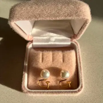 펄 골드 스터드 귀찌