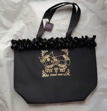 ANNA SUI 프릴 토트백 블랙
