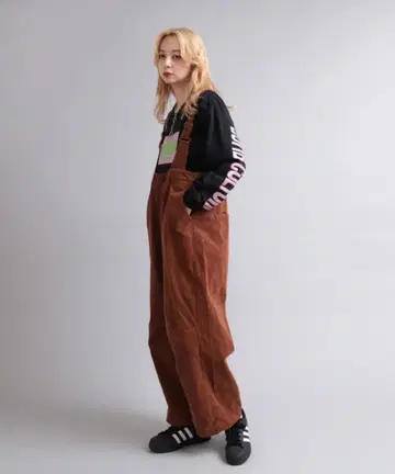 RNA 새상품 코듀로이 밀리터리 서스펜더