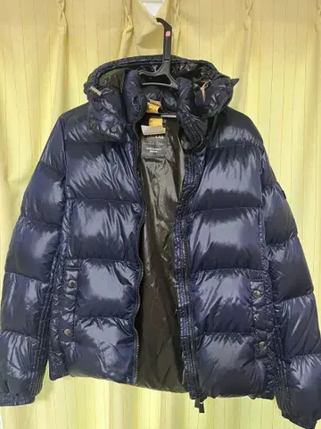 TATRAS 후드 부착 다운 자켓 네이비