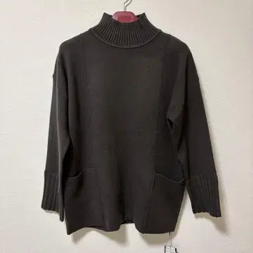 MEDOC original YAMADAYA 하이넥 사이드 포켓 니트