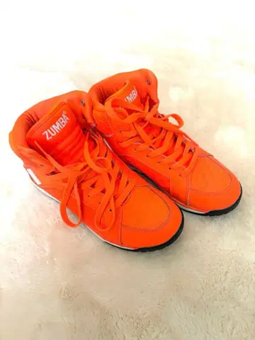 ZUMBA 하이컷 댄스 신발 오렌지 22.5~23cm 36 5.5