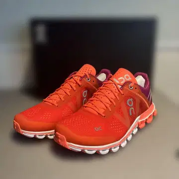 on 러닝화 오렌지/퍼플 22cm 미사용 새상품