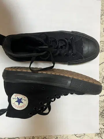 컨버스 하이컷 블랙 24cm