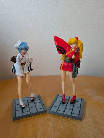 아야나미 레이&소류 아스카 랑그레이 엑스트라 피규어 낚시의 밤 성인ver