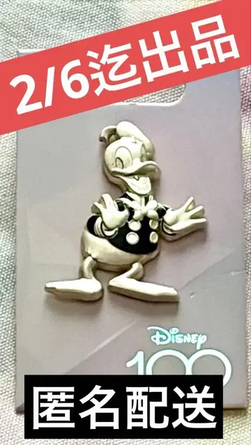 2/6까지 도날드 핀 배지 Disney100 디즈니 스토어 한정판