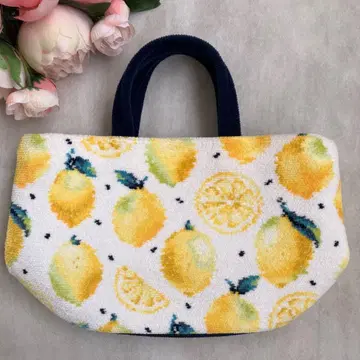 페이 레몬 도트 백