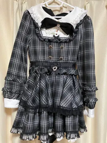 LIZLISA 스핀들 요크 티어드 원피스