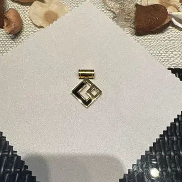 코란토테 TAO 목걸이 탑 골드 x 블랙 43cm