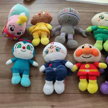 호빵맨 봉제 인형 캐릭터 세트