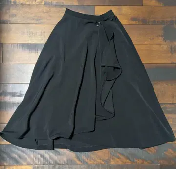 코타케 마사 jalan jalan 유 블랙 플레어 롱 스커트 사이즈 2