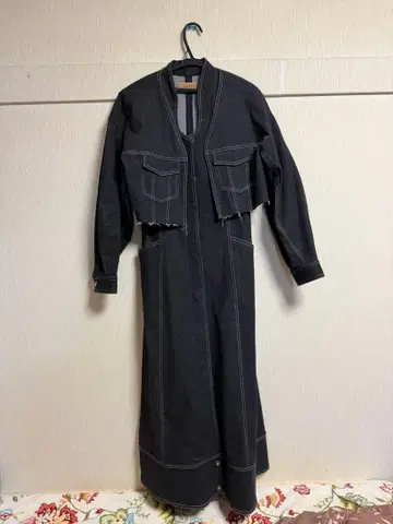 UND 3WAY 데님 원피스 데님 자켓 원피스