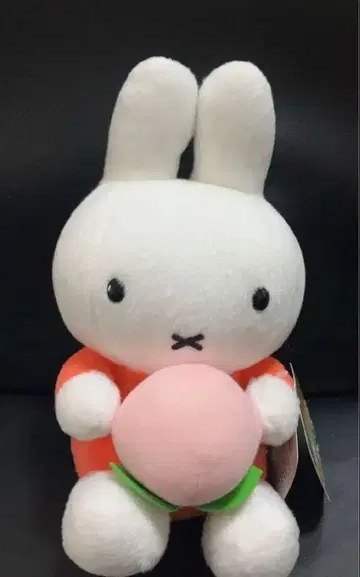 지역 한정 복숭아 오카야마 한정판 미피 봉제 인형 택 포함