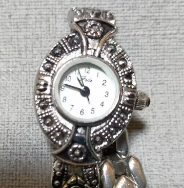 FEDE 실버 장식 손목시계 빈티지 작동