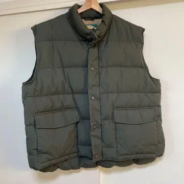 Cabela's/카벨라스 구스 다운 베스트 올리브 그린 다운 베스트