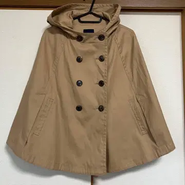 새상품급 투모로우랜드 트렌치코트 타입 판초