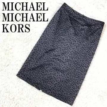 마이클코어스 타이트 스커트 올 패턴 그레이 6 B7574