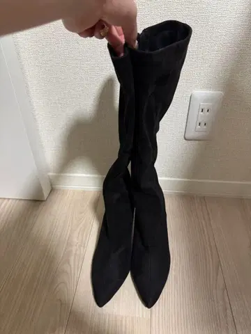 RANDA 롱 부츠 블랙