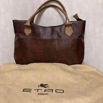 ETRO 페이즐리 무늬 토트백 중형 수납 가방 포함