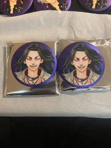 바지 케이스케 마이키마트 메탈릭 캔 배지 x 2 구매 특전 스티커 포함