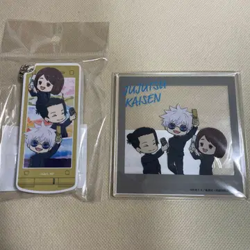 주술회전 그래프 아트 잡화 케이스 아크릴 코스터 카메라 회옥 옥절